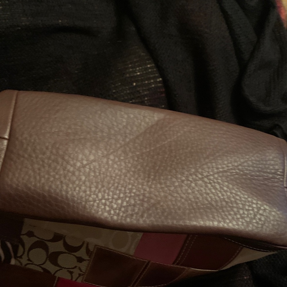 Coach Patchwork Leather Shoulder Bag - Picture 12 of 12